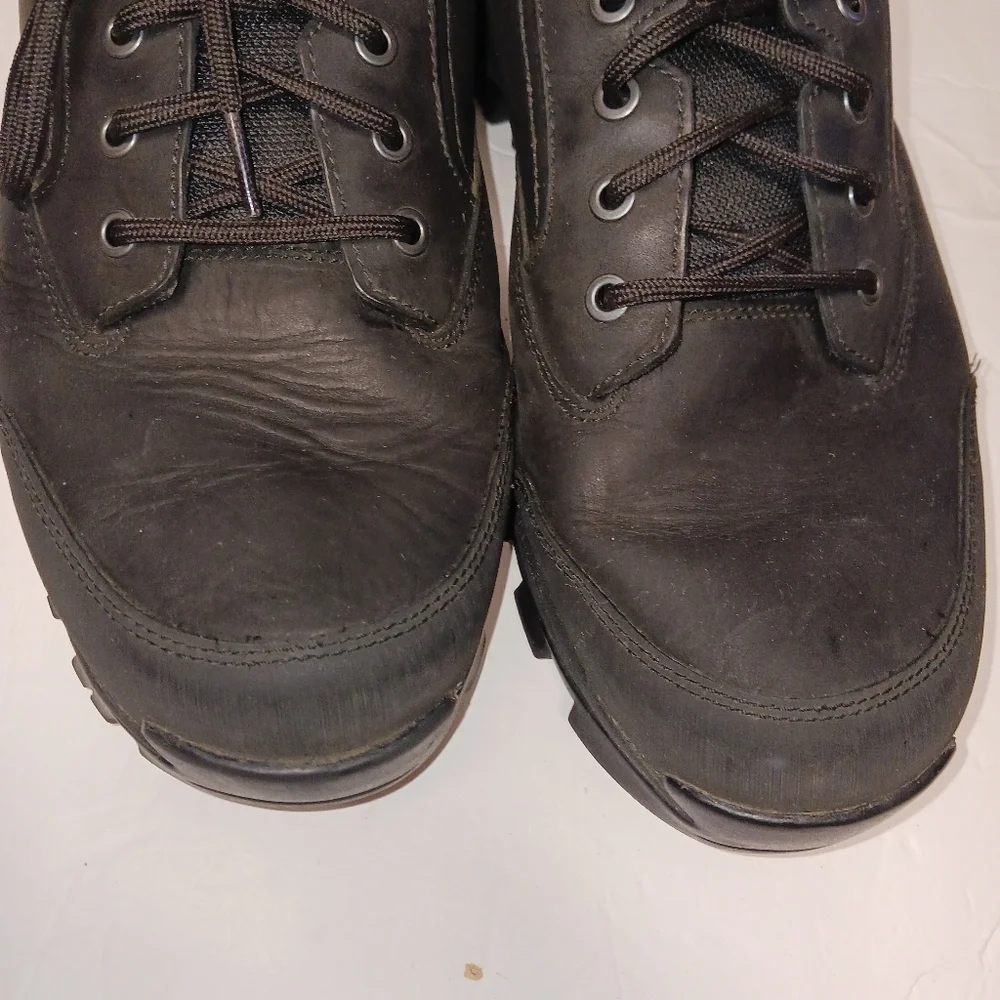 TIMBERLAND MEN'S KEELE RIDGE WATERPROOF LOW HIKER BLACK sz 12 - Picture 2 of 8